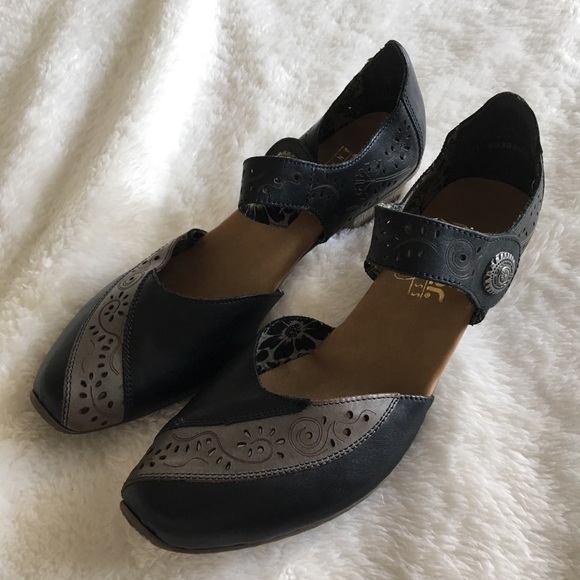 Rieker mary jane shoes black Clearance